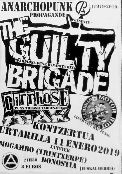 2019-1-11 THE GUILTY BRIGADE, CIRRHOSE ATAK, MOTOR RIOT